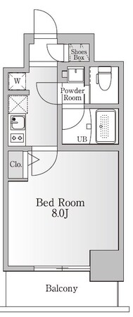 NTPRレジデンス芝浦三丁目の物件間取画像